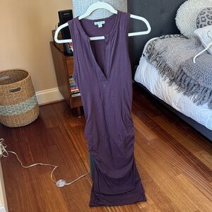 James Perse Plum Top